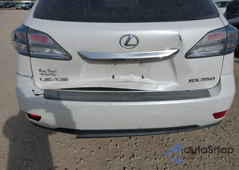 2010 Lexus Rx 350 из США, поврежденный, VIN 2T2BK1BA2AC062405